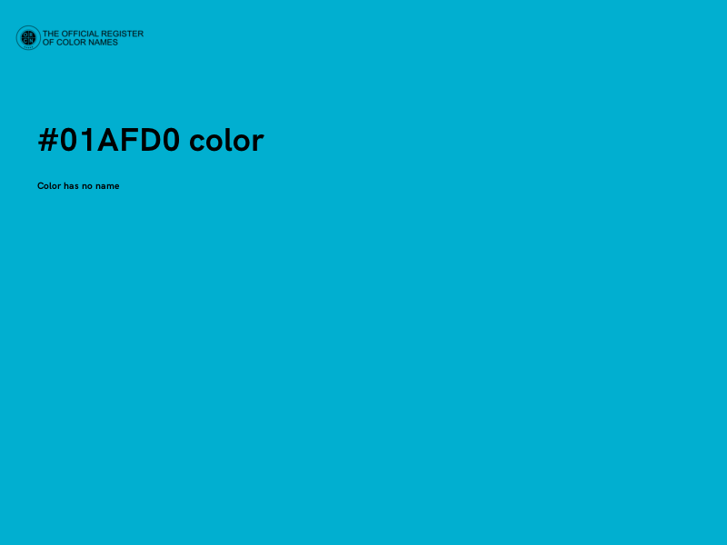 #01AFD0 color image