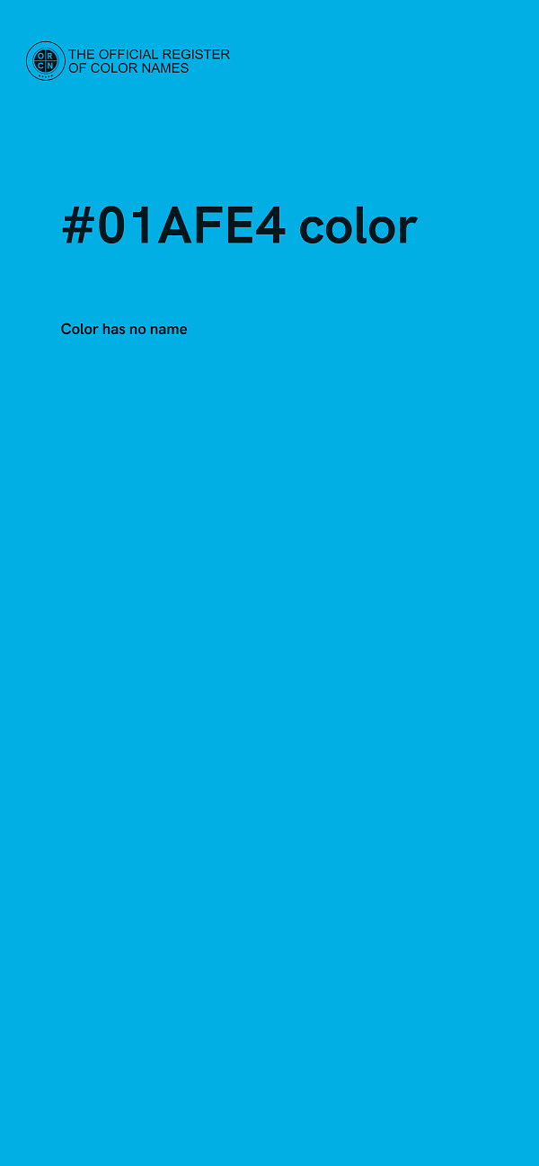 #01AFE4 color image