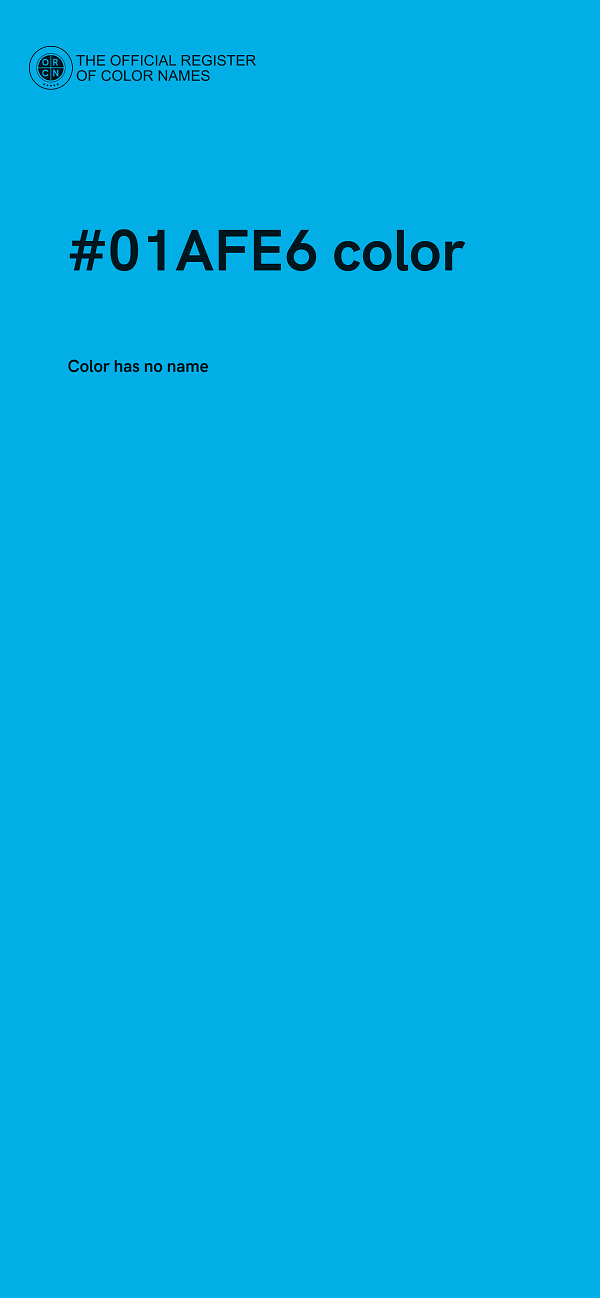 #01AFE6 color image