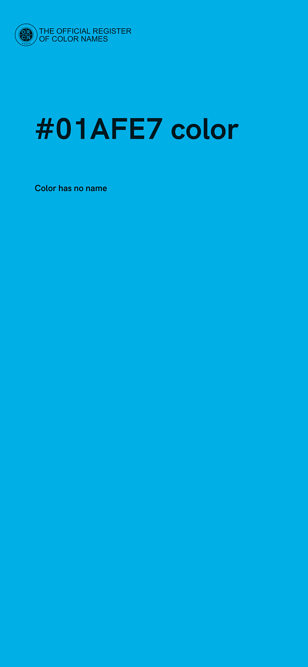 #01AFE7 color image