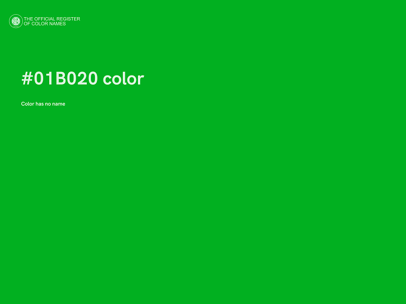 #01B020 color image
