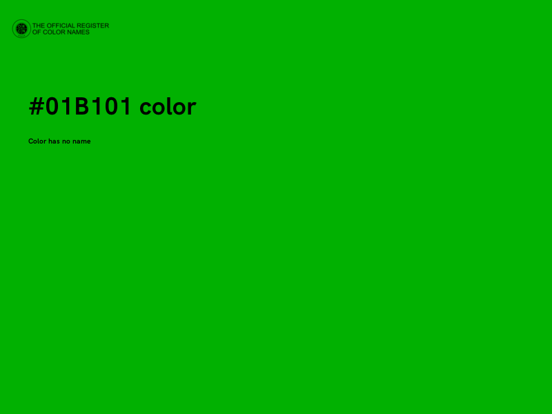 #01B101 color image