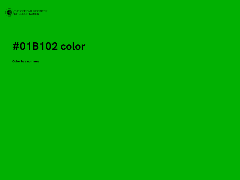 #01B102 color image