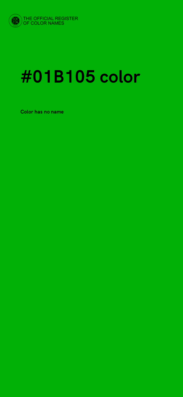#01B105 color image