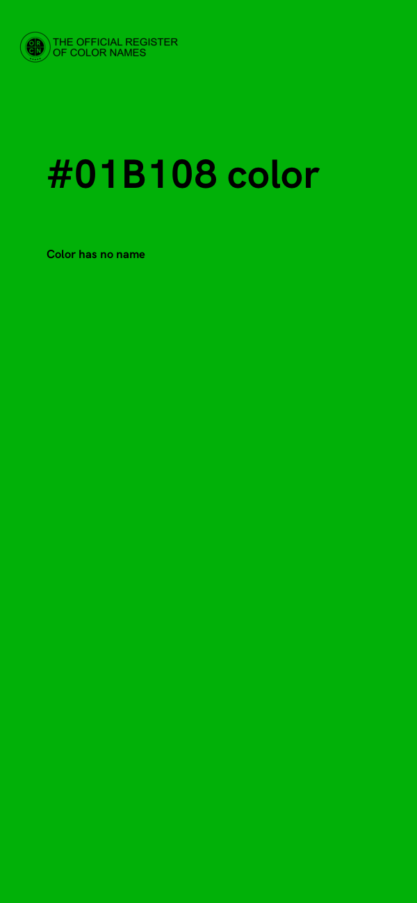 #01B108 color image