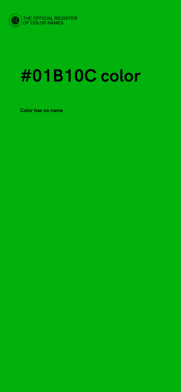 #01B10C color image