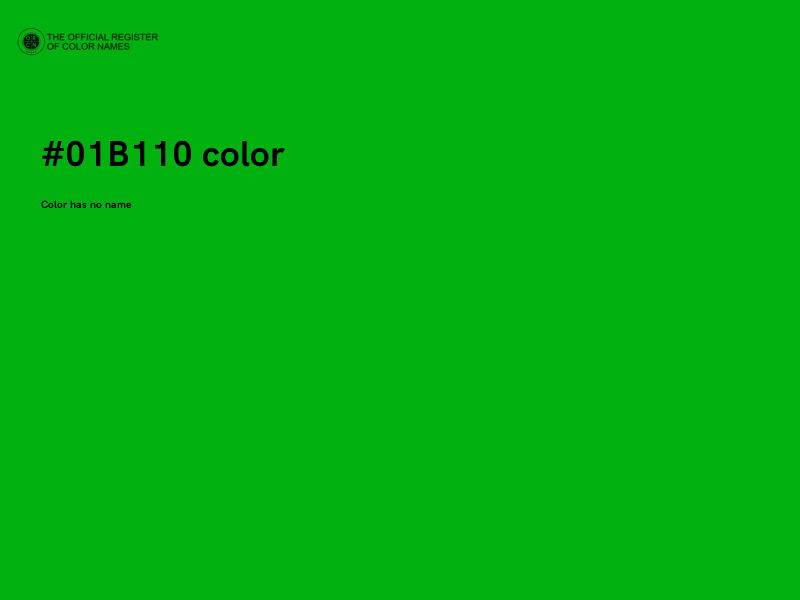 #01B110 color image