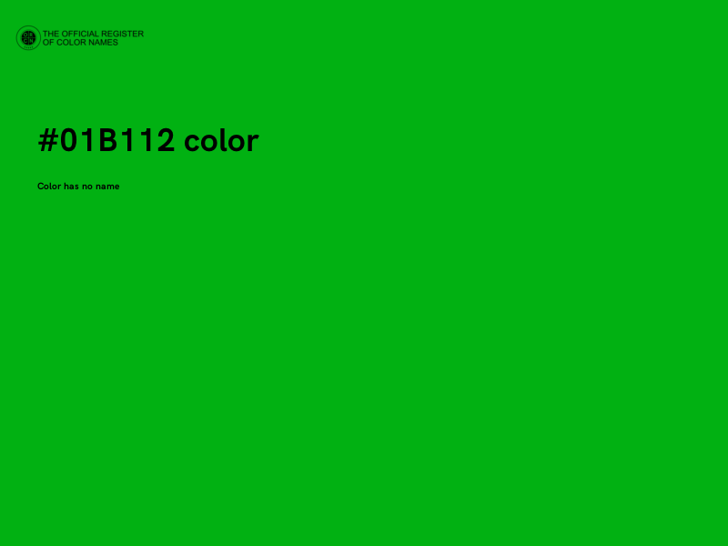 #01B112 color image