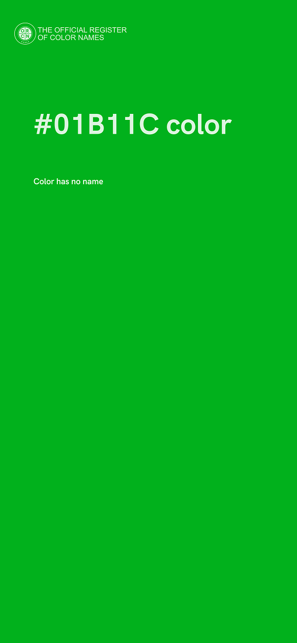 #01B11C color image