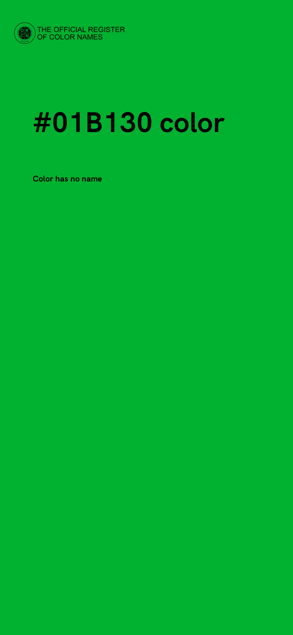 #01B130 color image