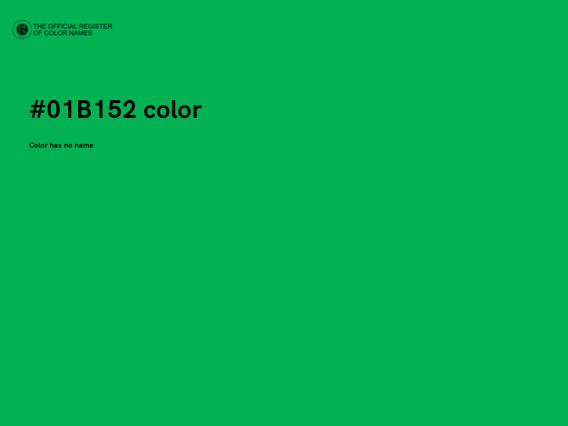 #01B152 color image