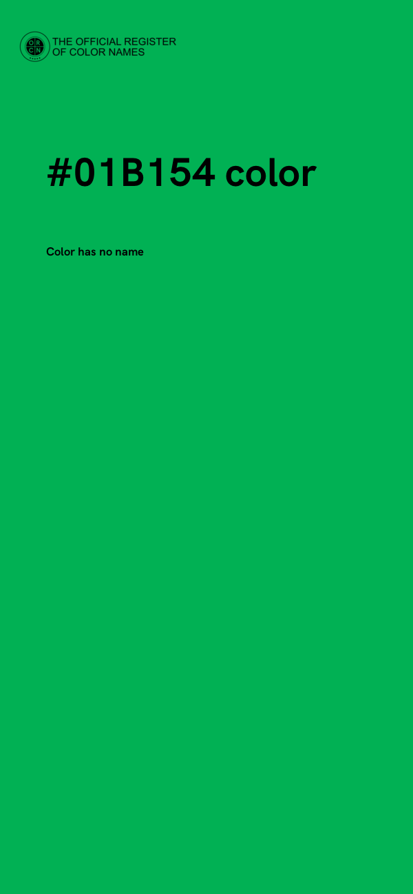 #01B154 color image