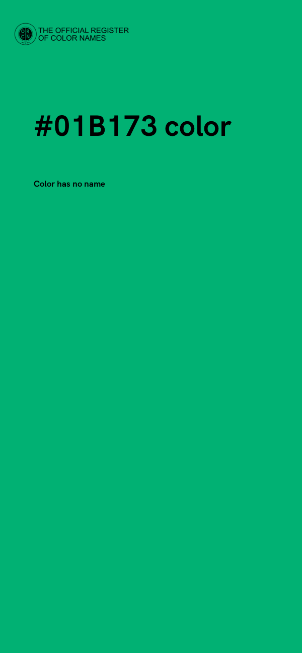 #01B173 color image
