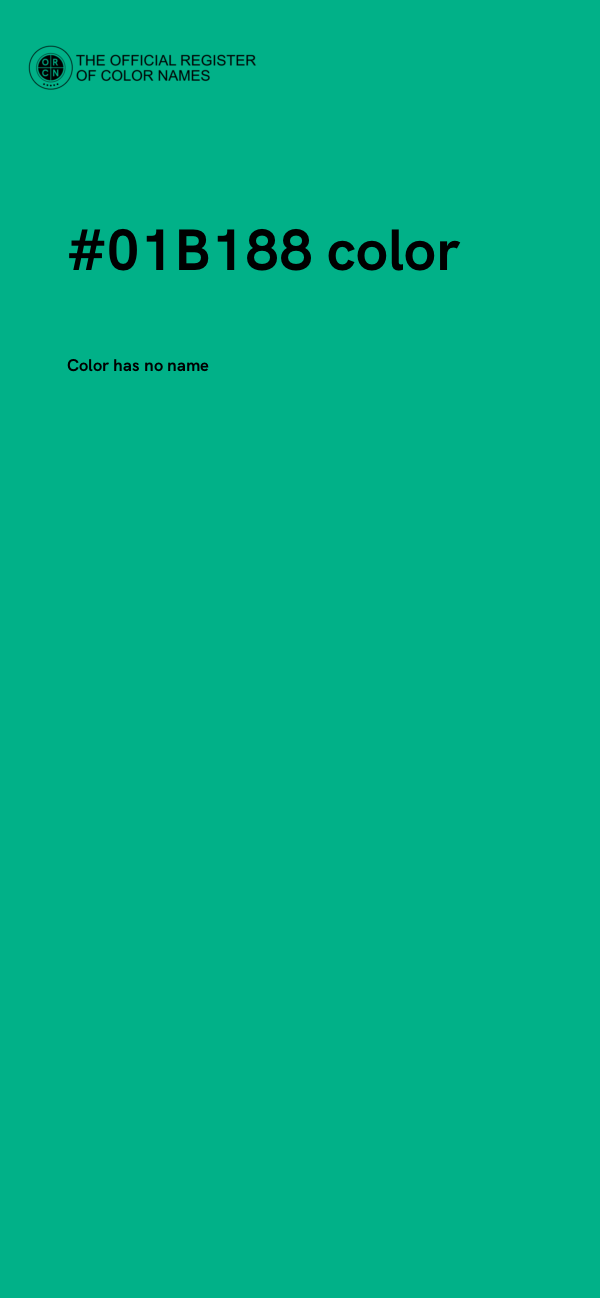 #01B188 color image