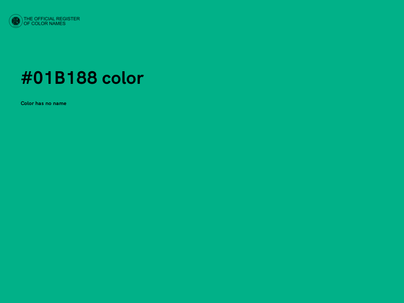 #01B188 color image