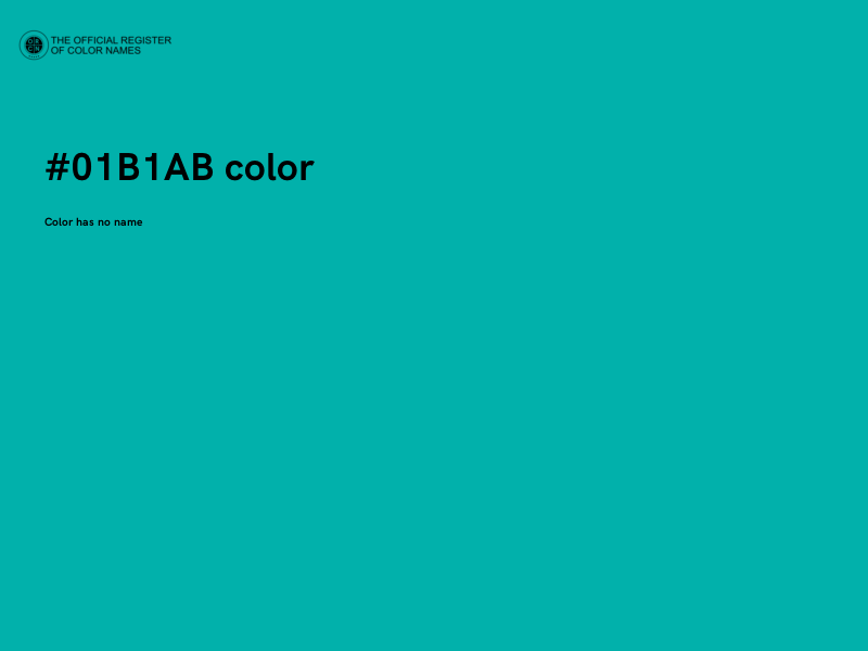 #01B1AB color image