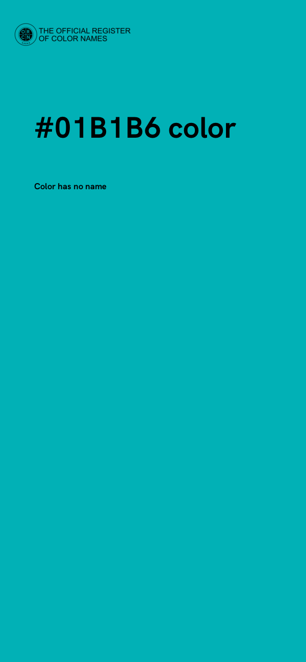#01B1B6 color image