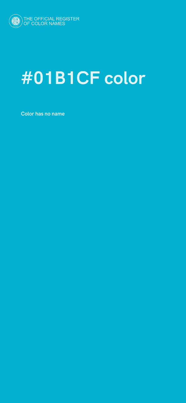 #01B1CF color image