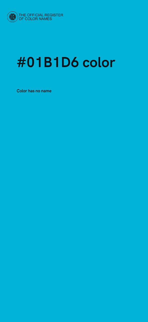 #01B1D6 color image