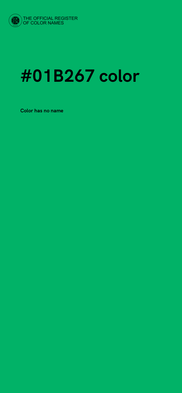#01B267 color image