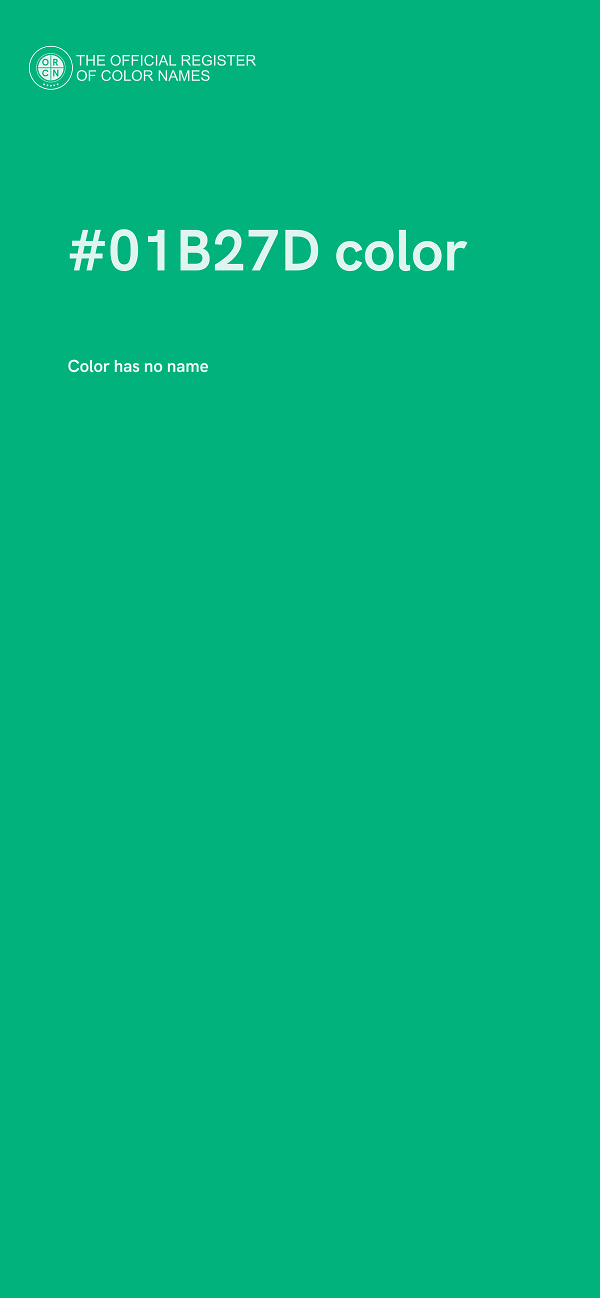 #01B27D color image
