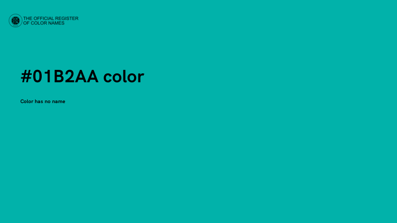 #01B2AA color image