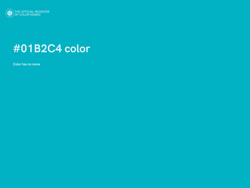 #01B2C4 color image