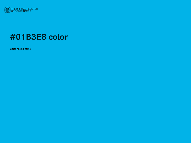 #01B3E8 color image