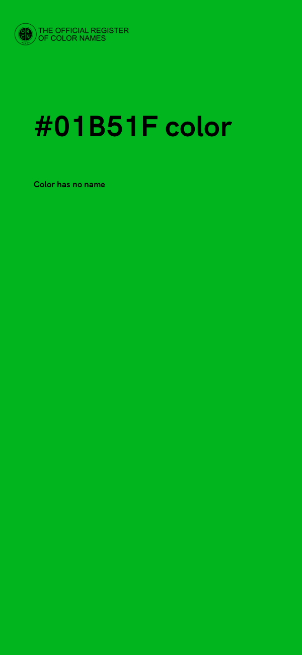 #01B51F color image