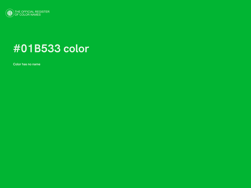#01B533 color image