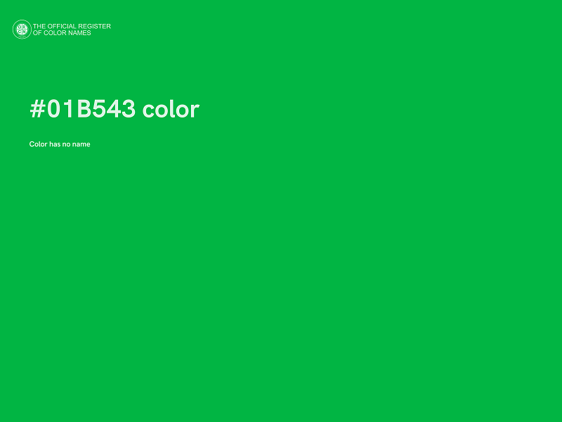 #01B543 color image