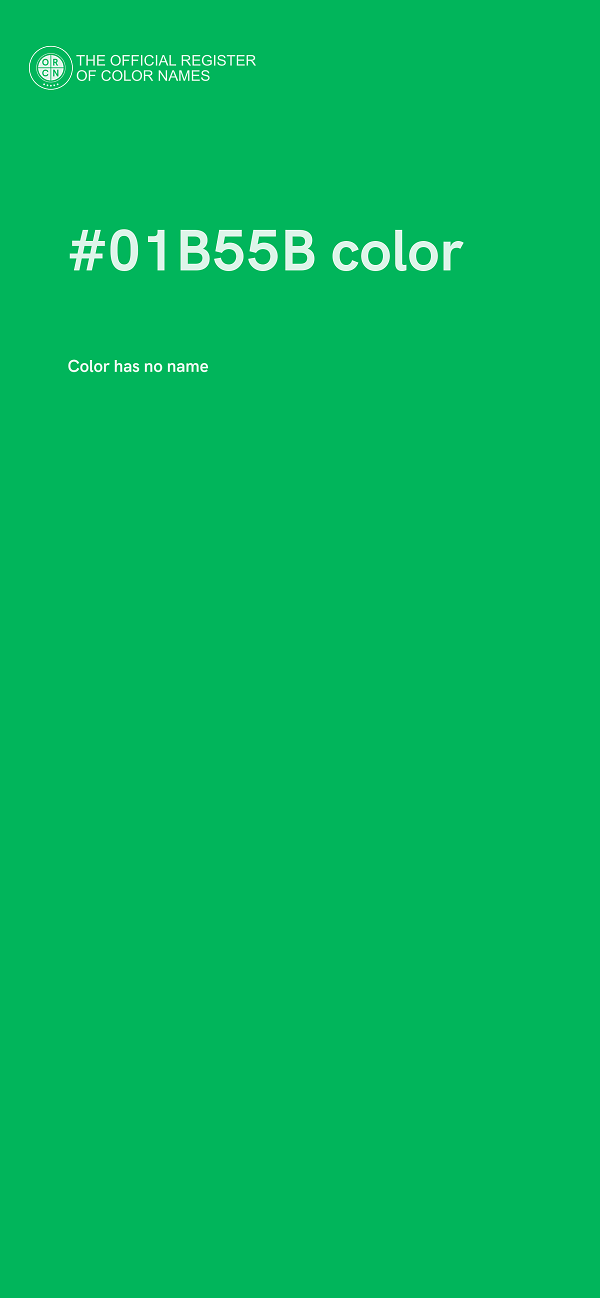 #01B55B color image