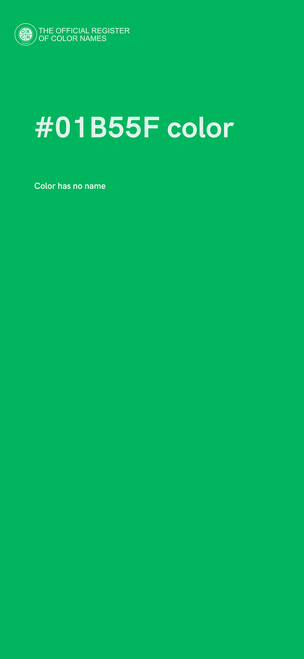 #01B55F color image