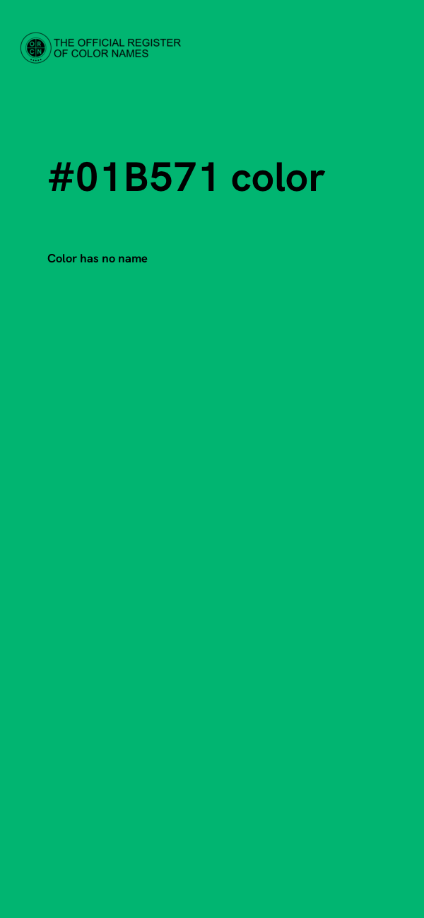 #01B571 color image