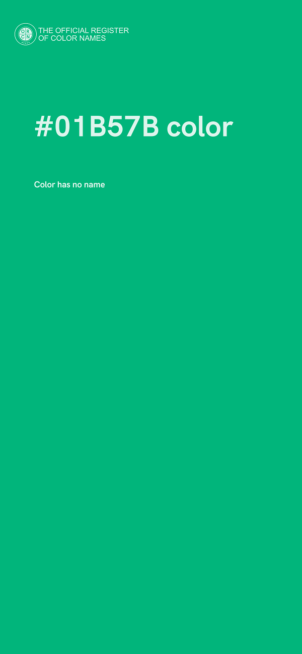 #01B57B color image
