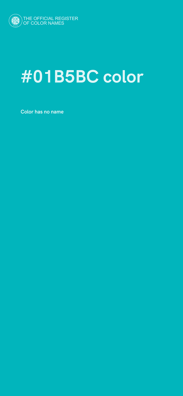 #01B5BC color image