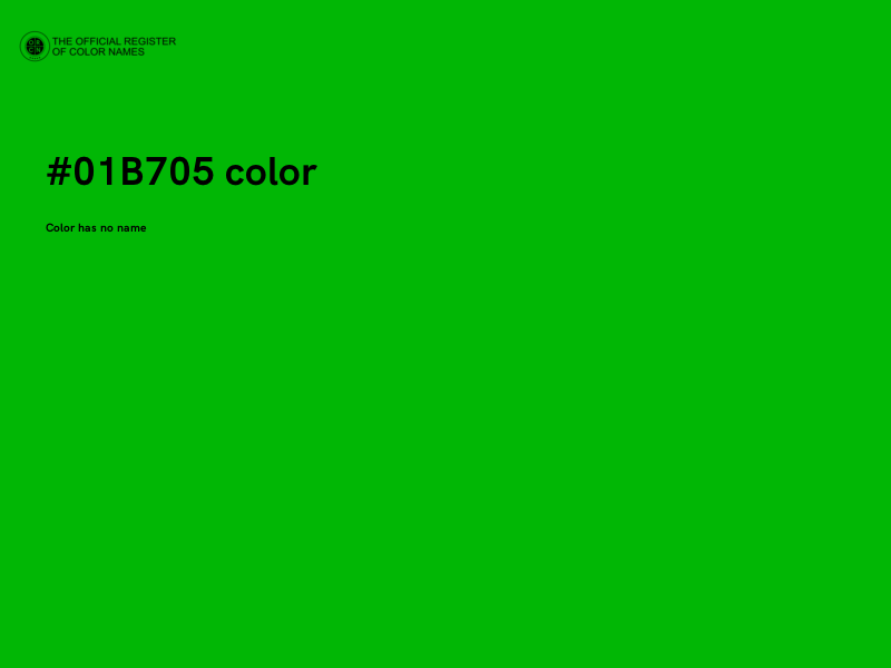 #01B705 color image