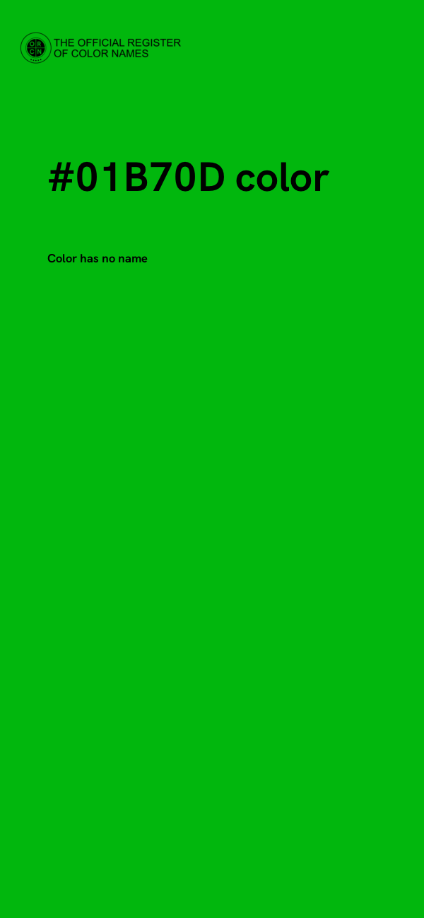 #01B70D color image