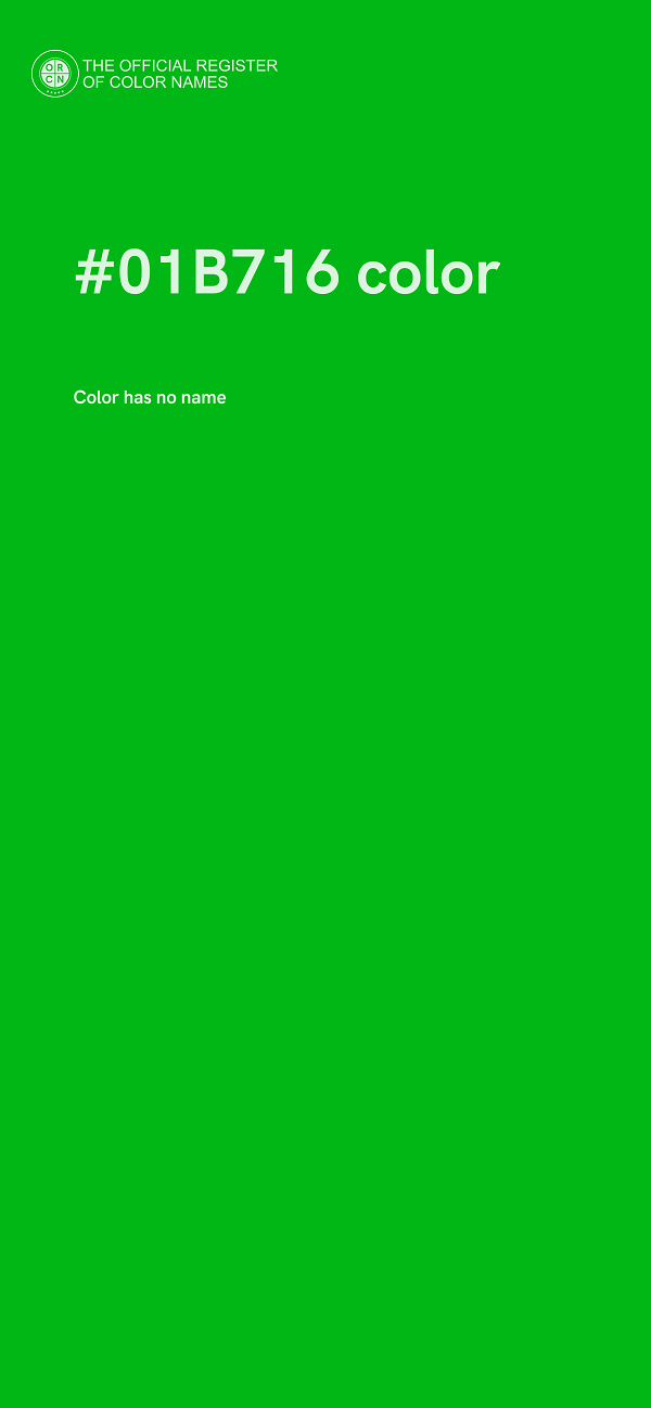 #01B716 color image