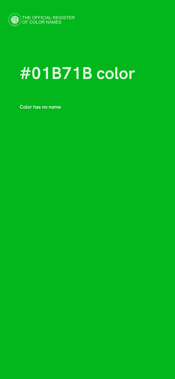 #01B71B color image