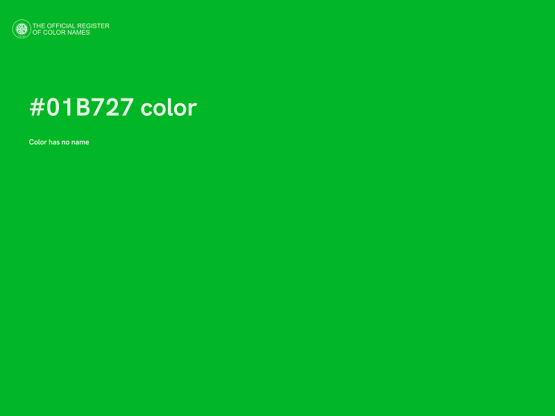 #01B727 color image
