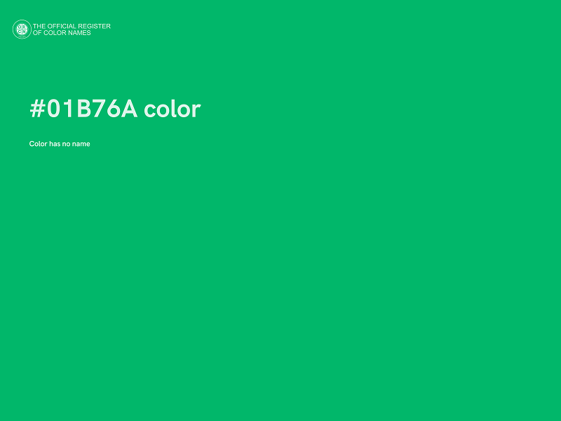 #01B76A color image