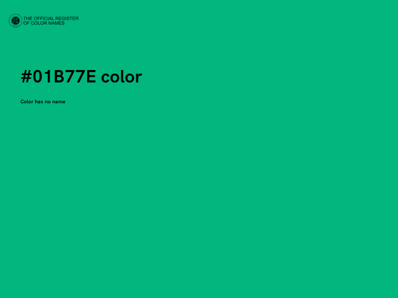 #01B77E color image