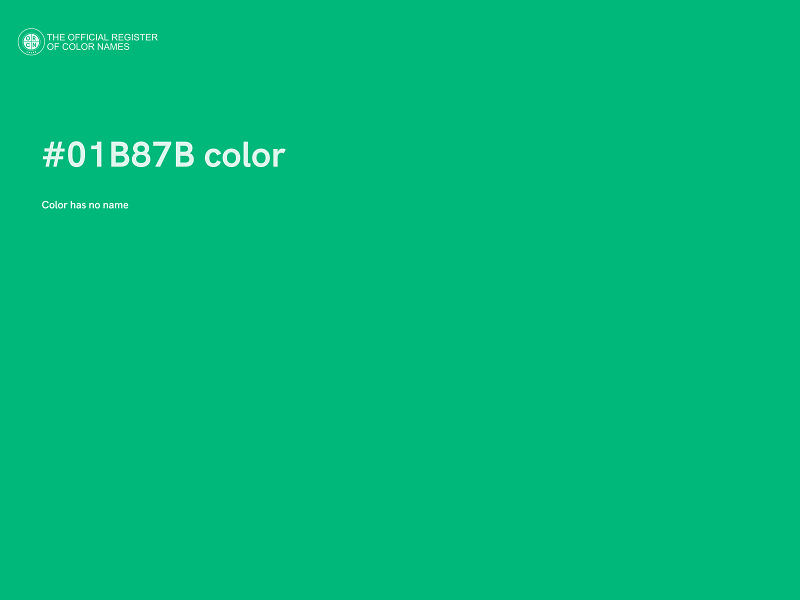 #01B87B color image