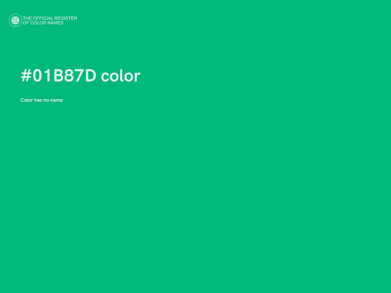 #01B87D color image
