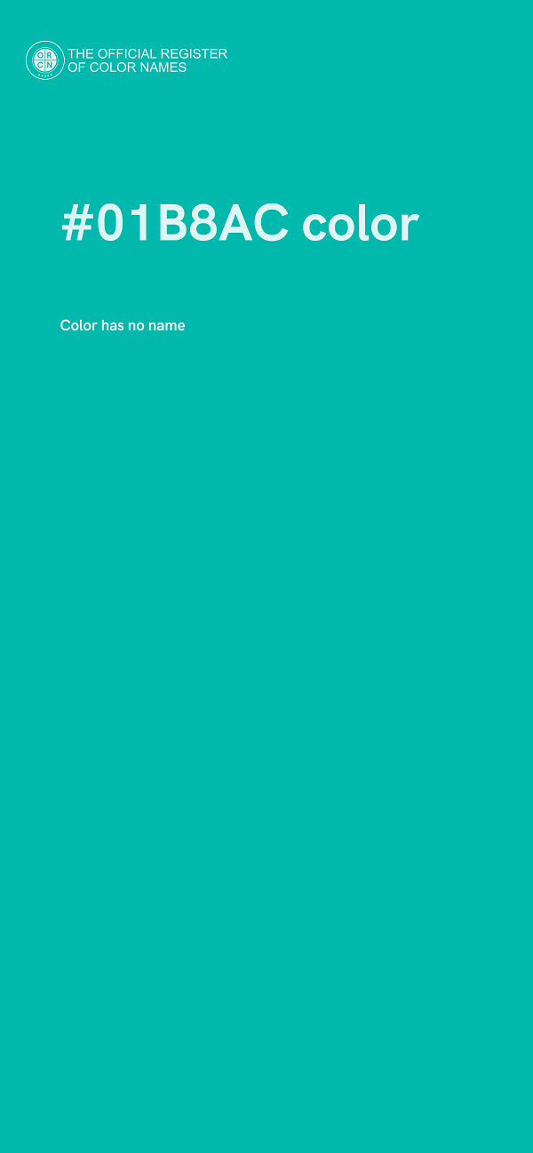 #01B8AC color image
