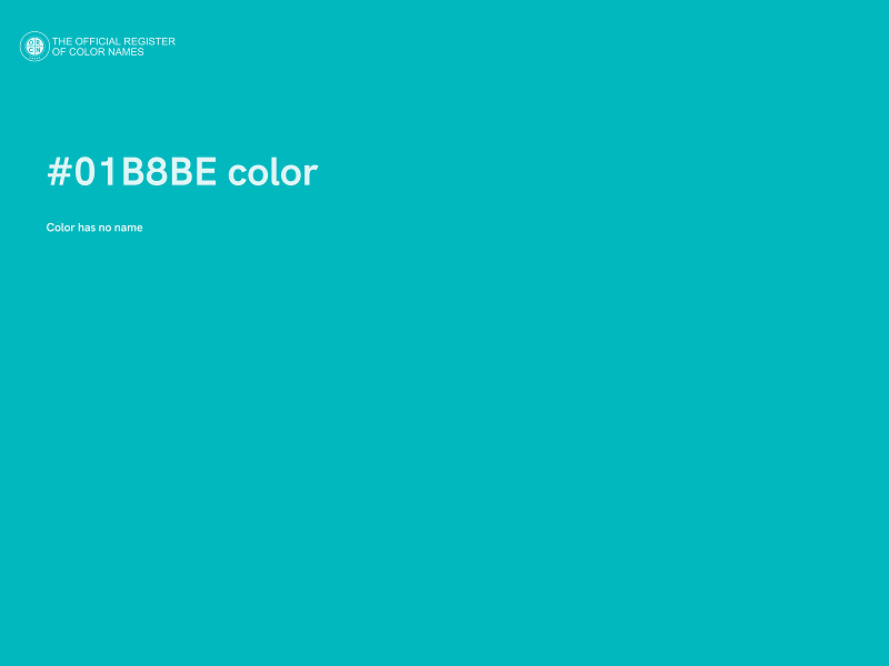 #01B8BE color image