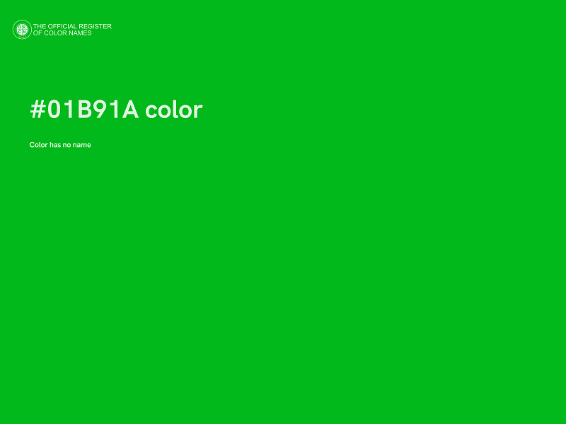 #01B91A color image