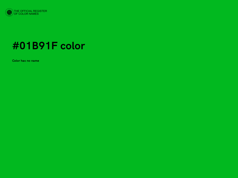 #01B91F color image