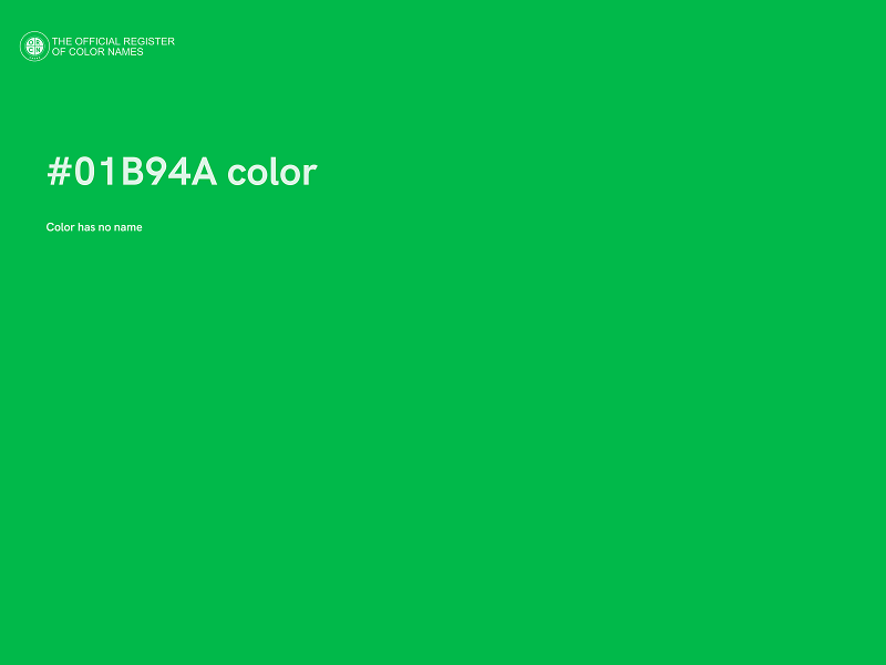 #01B94A color image